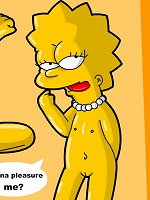 Bart Simpson, Lisa Simpson from The Simpsons cartoon