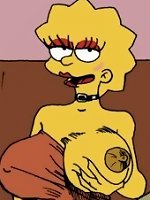 Lisa Simpson from The Simpsons cartoon