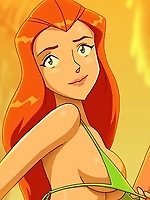Alex, Clover, Sam nude picture from Totally Spies! cartoon
