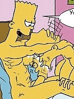 Bart Simpson, Lisa Simpson, Maggie Simpson sex picture from The Simpsons cartoon