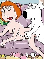 Brian Griffin, Lois Griffin porn picture from Family Guy cartoon